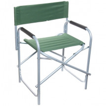 Кресло складное с подлокотниками до 120кг 57*45*78 см зеленое